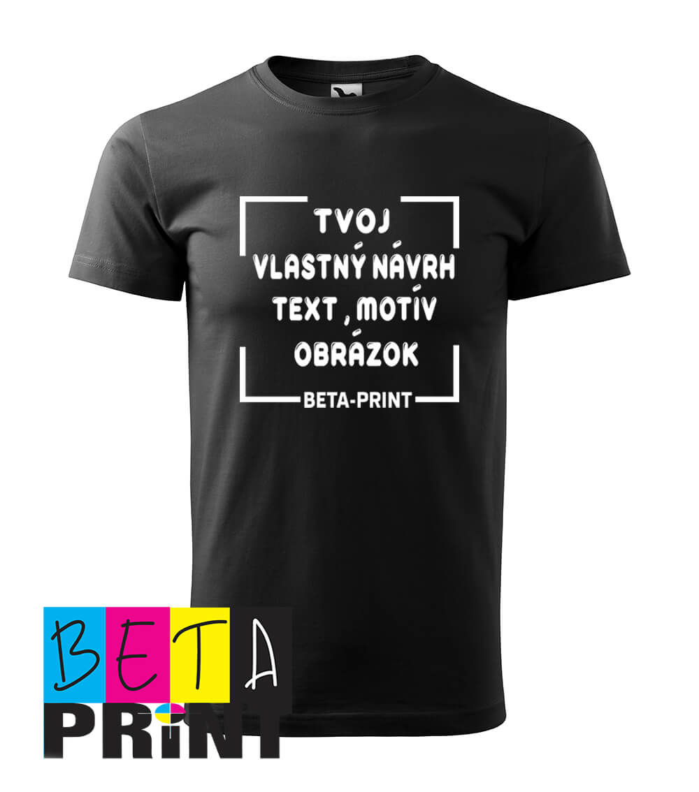 PÁNSKE TRIČKO S VLASTNÝM NÁVRHOM