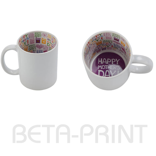 HRNČEK BIELY S MOTÍVOM HAPPY MOTHERS DAY